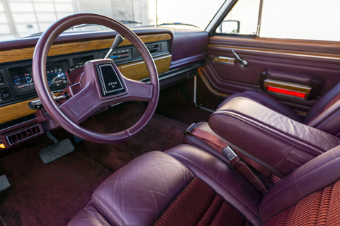 Interieur des Jeep Wagoneer von 1989 (© Barrett-Jackson)