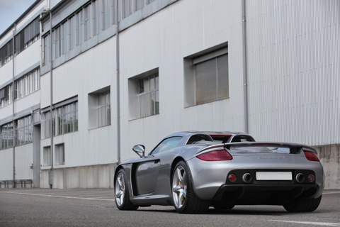 Heckpartie Porsche Carrera GT 2005