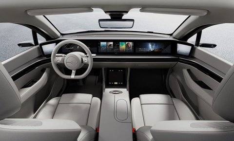 Interieur des Sony Vision S (CES 2020)