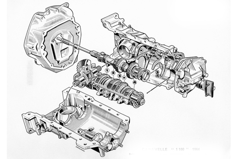 Synchrongetriebe der Renault Caravelle