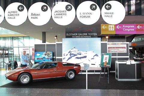 Zwischengas-Stand an der Retro Classics 2020