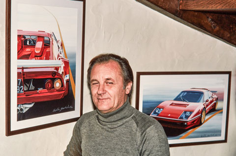 Albert Uderzo liebte seine Ferraris (© Wolfgang Wilhelm)