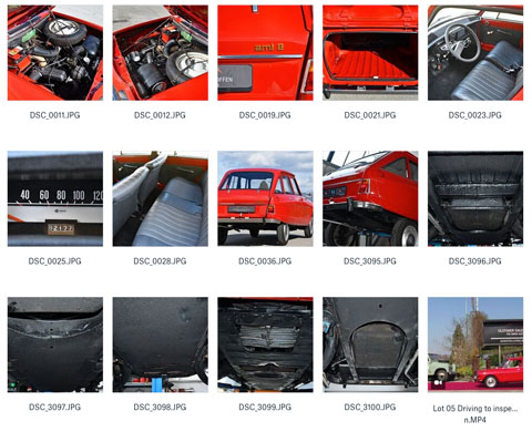 Dokumentation zum Citroën Ami 8 von 1971