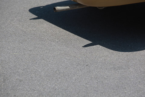 Schatten des Opel Kadett A von 1971