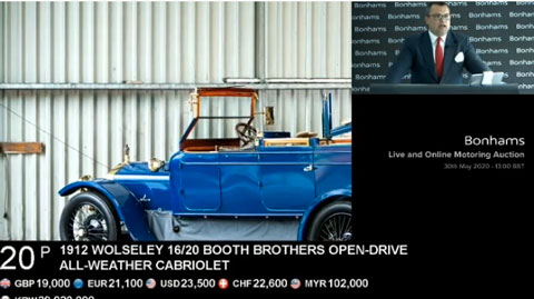 Eindruck von der Online-Auktion Bonhams