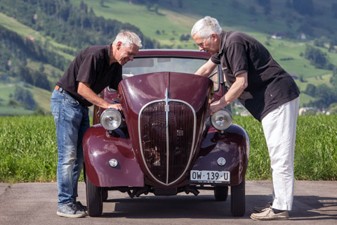 Blick unter die Haube