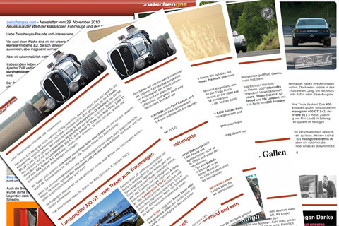 Artikelbild Die Geschichte des Zwischengas-Newsletters