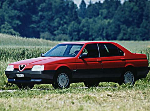 Alfa Romeo 164, aufgenommen im Jahr 1991