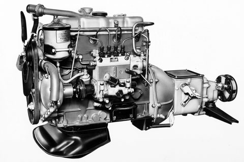 Fiat 1400 Diesel - der Motor (1953)