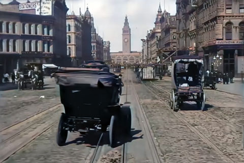 San Fransisco - Market Street - April 1906 (Filmausschnitt)