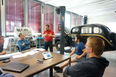 Diskussionen bei der IGfS-Restauratoren-Ausbildung