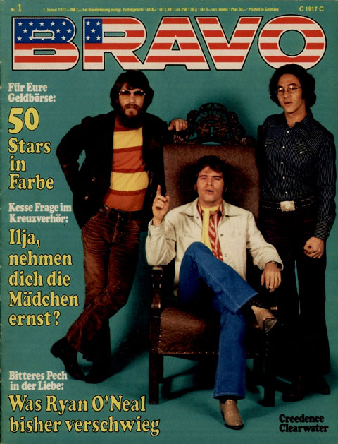 Titelblatt Bravo im Jahr 1972