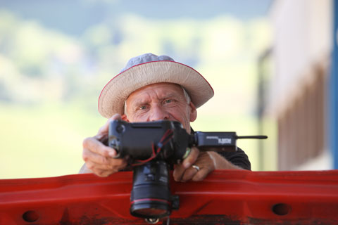 Daniel Reinhard bei der Arbeit