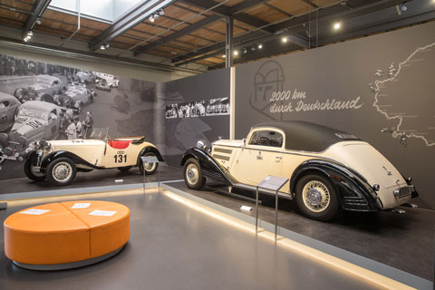 Heckansicht des Horch 830 Coupé von 1933 (© Daniel Reinhard)