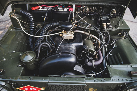 Motor im AMC M422 Mighty Mite von 1963 (© Darin Schnabel - Courtesy RM/Sotheby's)
