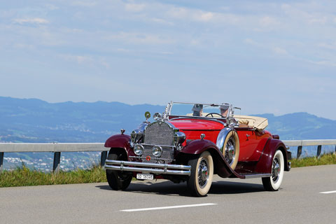 Cadillac V16 bei der Packard-Ausfahrt