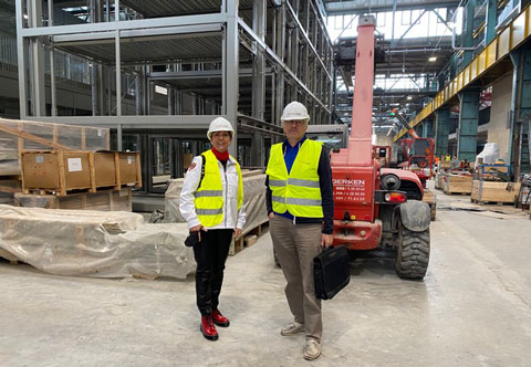 Baubesichtigung Motorworld München