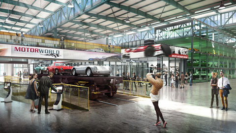 Visualisierung Motorworld München