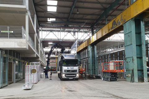 Motorworld München im Bau