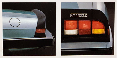 Alfa Romeo Spider von 1983 - Heck