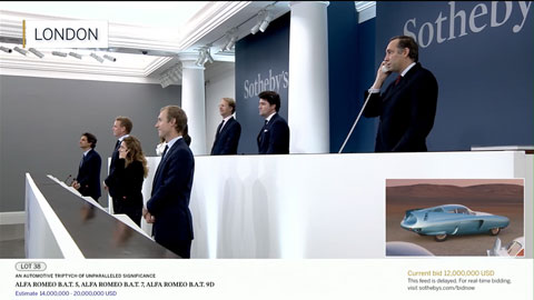 Gebote werden per Telefon entgegen genommen