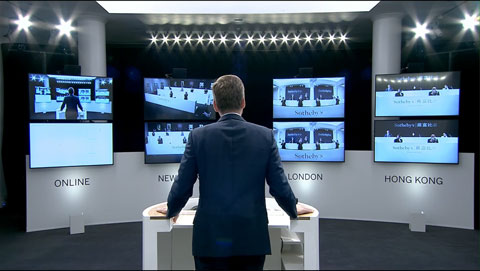 Sotehby's in New York, London und Hong Kong