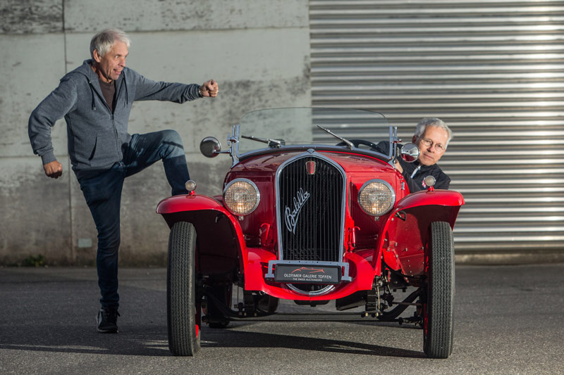 Zum 10. Jubiläum - Fahrt im Fiat 508 S Balilla