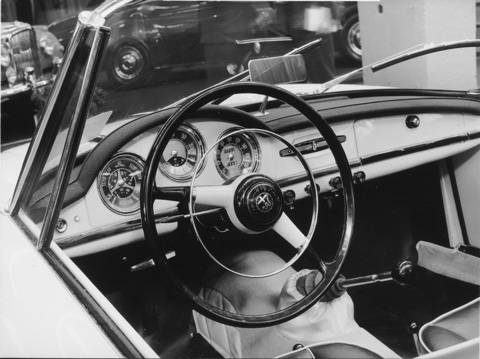 Alfa Romeo Giulietta Spider von 1960 am Genfer Autosalon