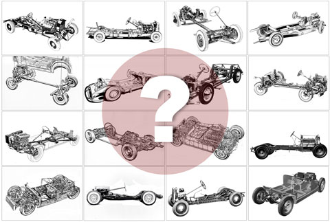 Autokennerquiz 99 - Chassis- und Fahrwerkskonstruktionen