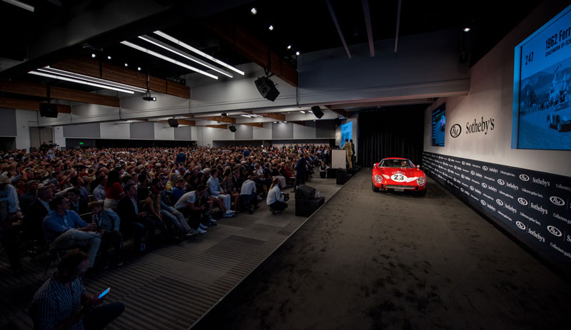 Ferrari 250 GTO von 1962 - versteigert im Jahr 2018 in Monterey durch RM/Sotheby's (© RM/Sotheby's)