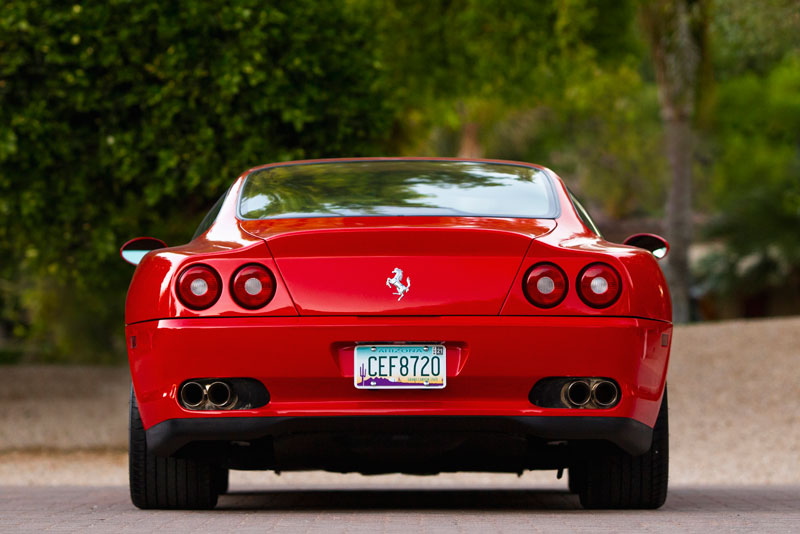 Heckansicht des Ferrari 550 Maranello von 2000 (© Patrick Ernzen - Courtesy RM/Sotheby's)