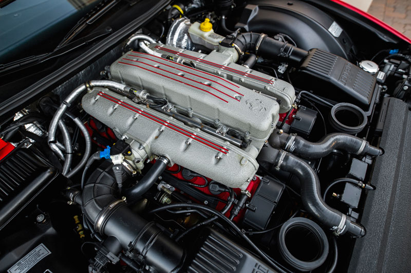 Motor des Ferrari 550 Maranello von 2000 (© Patrick Ernzen - Courtesy RM/Sotheby's)