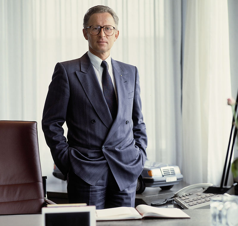 Jürgen Hubbert im Jahr 1989 (© Daimler AG)