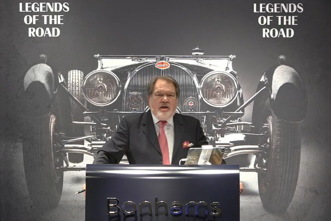 Auktionator Malcolm Barber von Bonhans