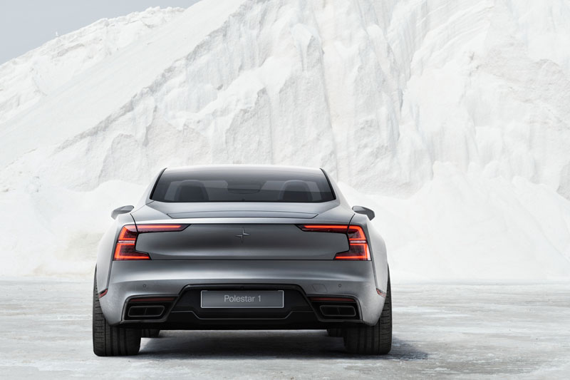 Heck des Polestar 1 von 2021 (© Polestar/Werk)