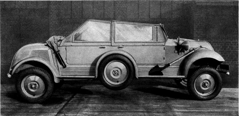 Zweimotoriger Tempo im Jahr 1941 (© Deutsche Kraftfahrt / ADAC Motorwelt)