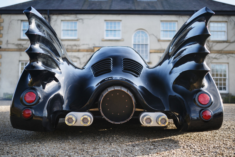 Heckansicht der Batmobile Replica (c. 1965) (© Bonhams)