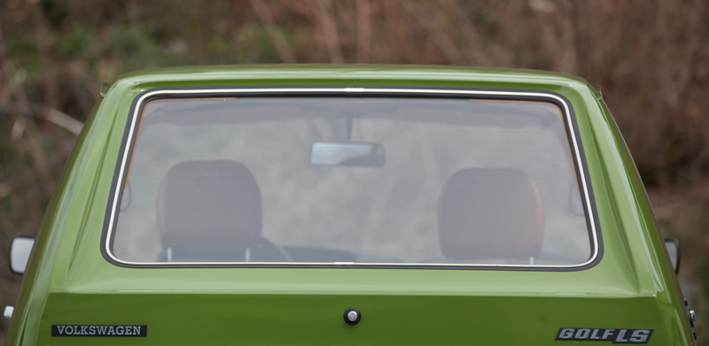 Heckfenster VW Golf LS (© Bruno von Rotz)