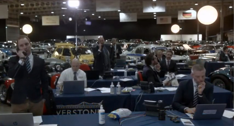 Telefonbieter bei Silverstone Auctions