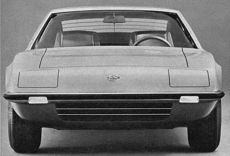 Autobianchi Mittelmotorsportwagen Prototyp von 1968 (© ams)