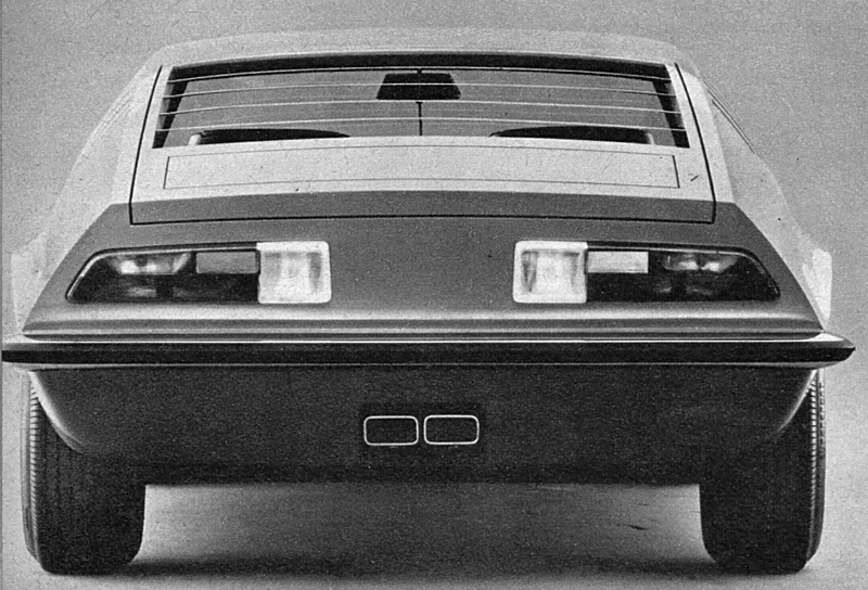 Autobianchi Mittelmotorsportwagen Prototyp von 1968 (© ams)