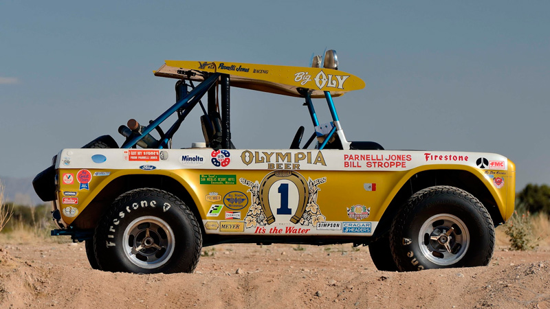 Silhouette Ford Bronco "Big Oly" (© Mecum)