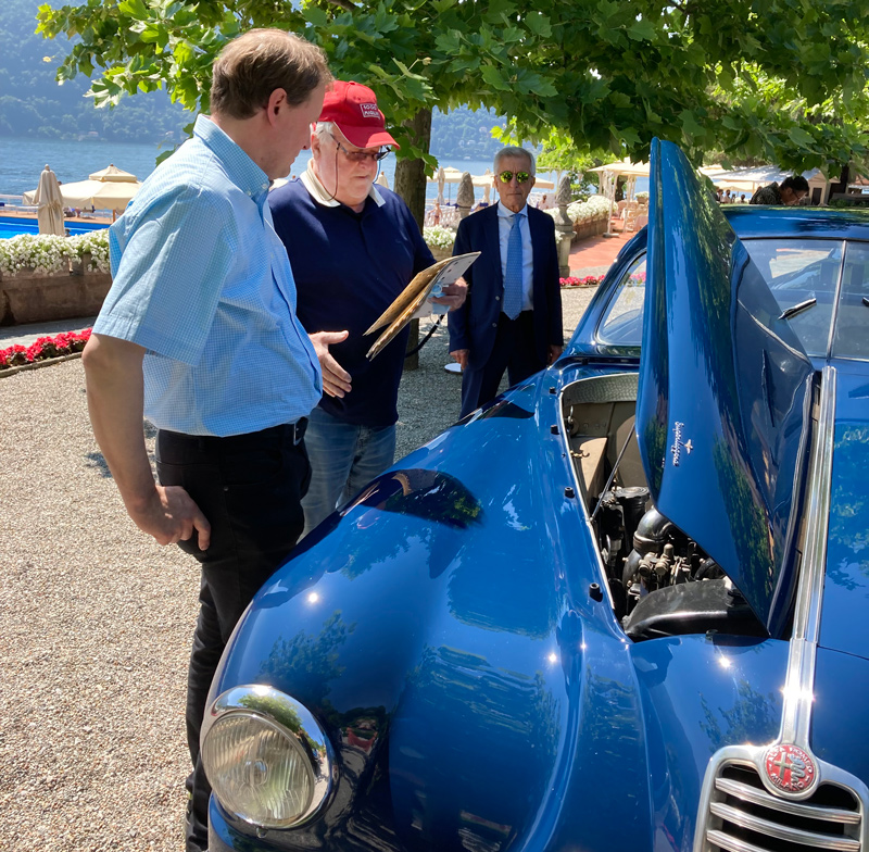 Alfa Romeo Villa d'Este in der Villa d'Este (© Thomas Suter)