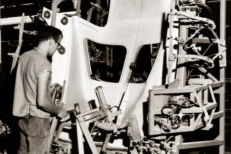 Chevrolet Corvette C2 im Bau