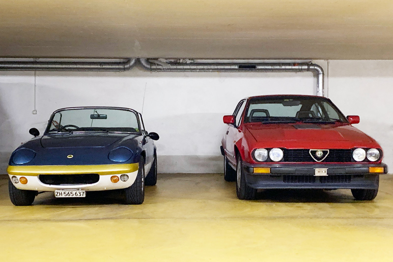 Lotus Elan Sprint DHC und Alfa Romeo GTV6