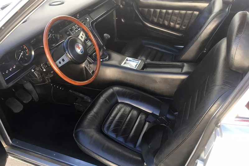 Interieur des Maserati Ghibli von 1970, einst im Besitz von Frank Sinatra (© Barrett-Jackson)