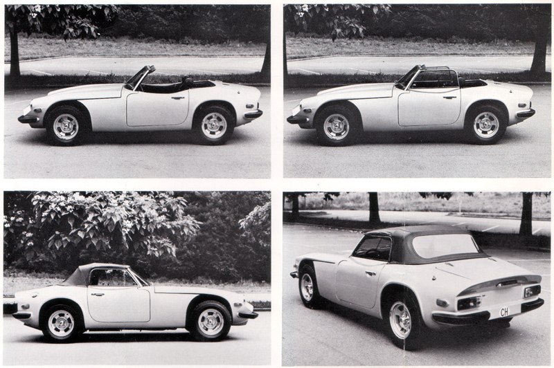 Ausschnitt aus dem schweizerischen TVR-3000-S-Prospekt von 1978