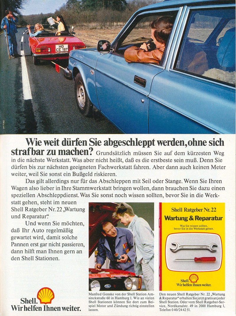 Werbung Shell 1982 (© Shell)