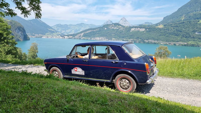 Alpenbrevet 2021: Innocenti I5 von 1971 (© Fredi Schneider)