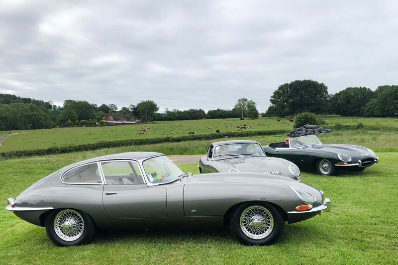 60 Jahre E-Type in Shelsey Walsh (© Georg Dönni)
